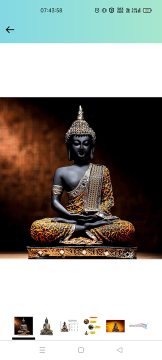 Buddha statue for home decor Diwali decoration living room  uploaded by business on 2/26/2023