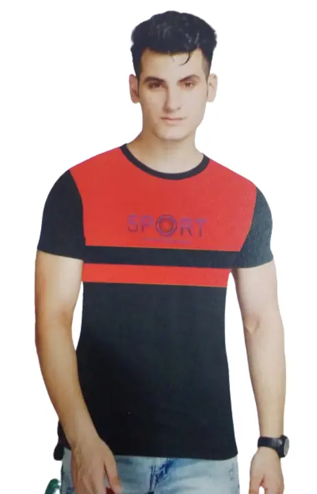 Striped cotton t shirt for men  uploaded by Vikas Marketing  on 5/28/2024