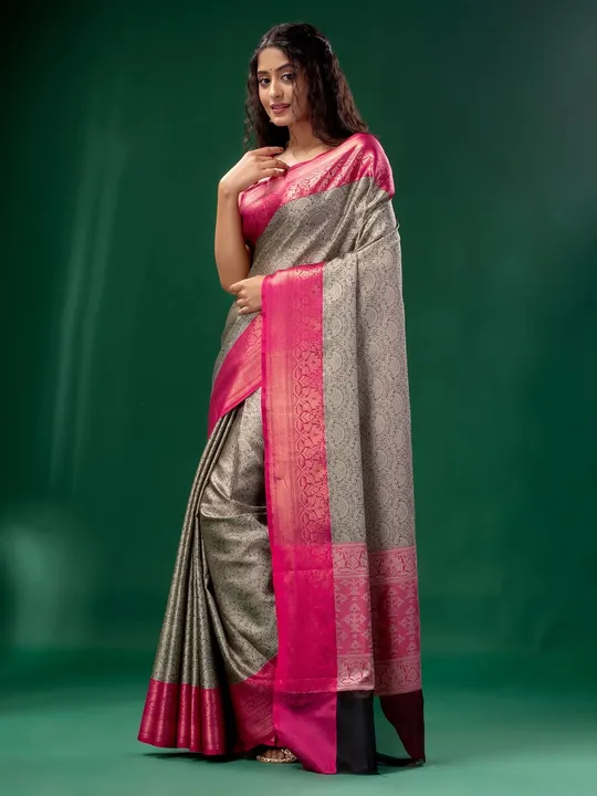 Banarasi silk saree uploaded by VIVERA on 2/26/2023