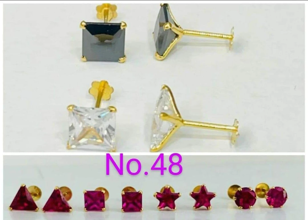 Gold plated nose pin ear ring etc uploaded by Wholesale nose pin Ear Ring on 2/26/2023