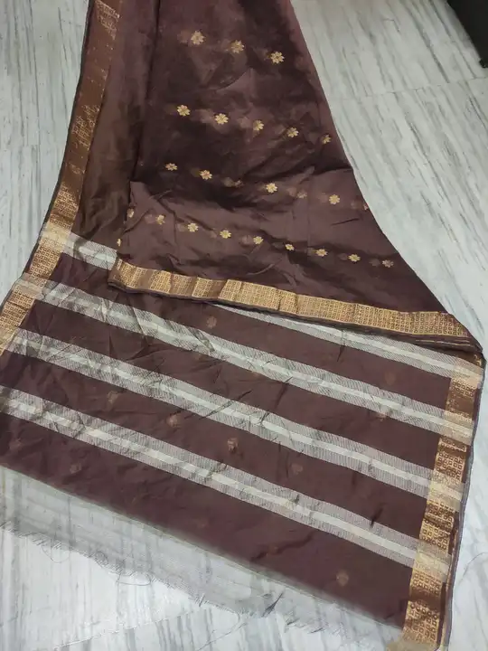 Sami Row Silk Saree Weaving Work Design  uploaded by Handloom Plus  on 2/26/2023