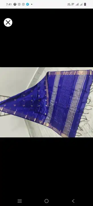 Sami Row Silk Saree Weaving Work Design  uploaded by Handloom Plus  on 2/26/2023