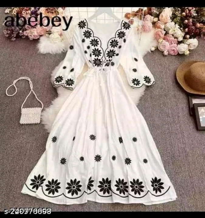 Long Embroidered Dress  uploaded by business on 2/26/2023