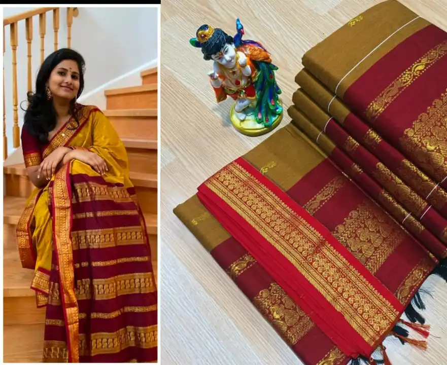 Kalyani cotton sarees  uploaded by V S R TEX online shopping  on 2/26/2023