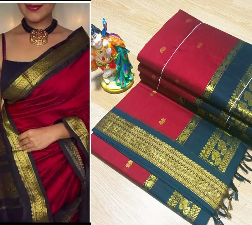 Traditional kalyani cotton saree  uploaded by business on 2/26/2023