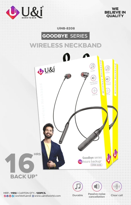 UNIB GOOD BYE NECKBAND  uploaded by KPtech Mobile Accessories on 2/26/2023