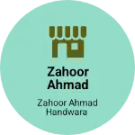 Business logo of Zahoor Ahmad sheikh
