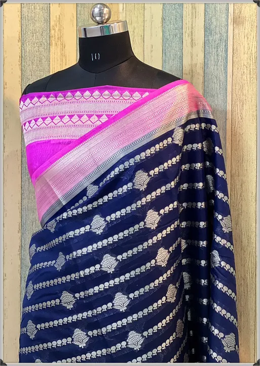 Semi Georgette dying soft saree  uploaded by Krishna fashion on 2/26/2023