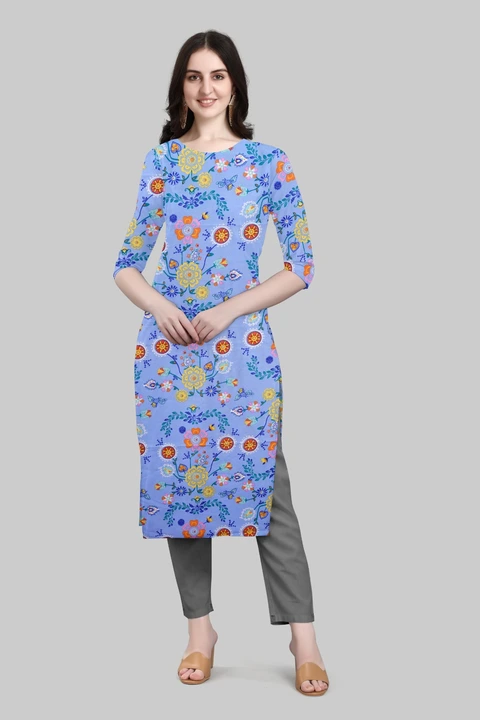 Crep printed kurti  uploaded by business on 2/26/2023