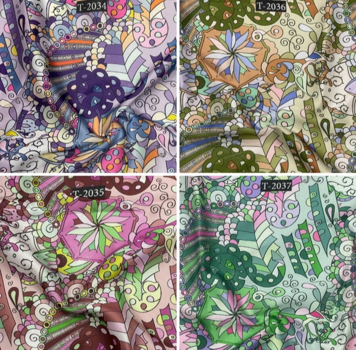 Fabric - modal satin  digital print  uploaded by business on 2/26/2023