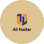 Business logo of Ali haidar