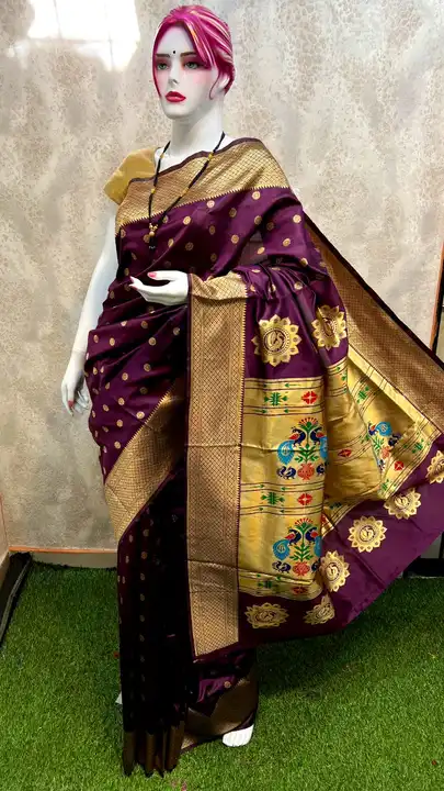 Kalanjali paithani  uploaded by Krishna fashion on 2/26/2023