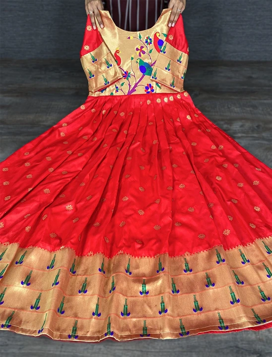 Paithani gown  uploaded by Krishna fashion on 2/26/2023