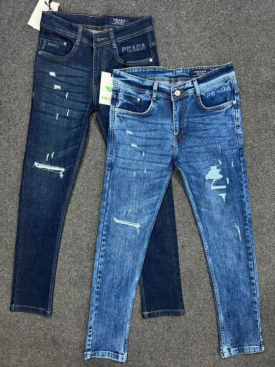 Men's Flat finish lycra Stretchable jeans uploaded by Shivshakti Creations - 9555011182 on 5/31/2024