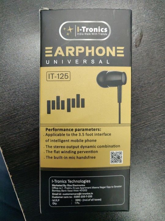 I-Tronics earphones  uploaded by Shivansh Enterprises on 2/23/2021