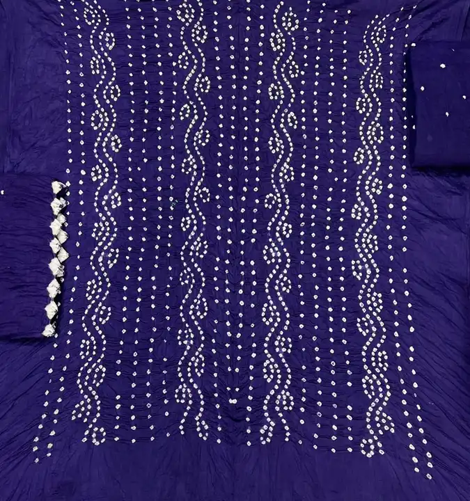 Bandhani Self Dress Material uploaded by Aahin Dresses on 2/26/2023