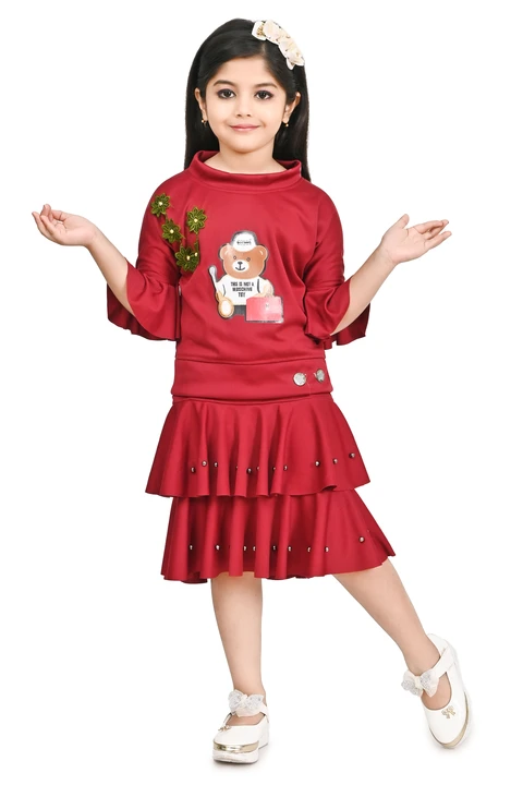 Product image of Girls top skirt set, price: Rs. 200, ID: girls-top-skirt-set-ddbea446
