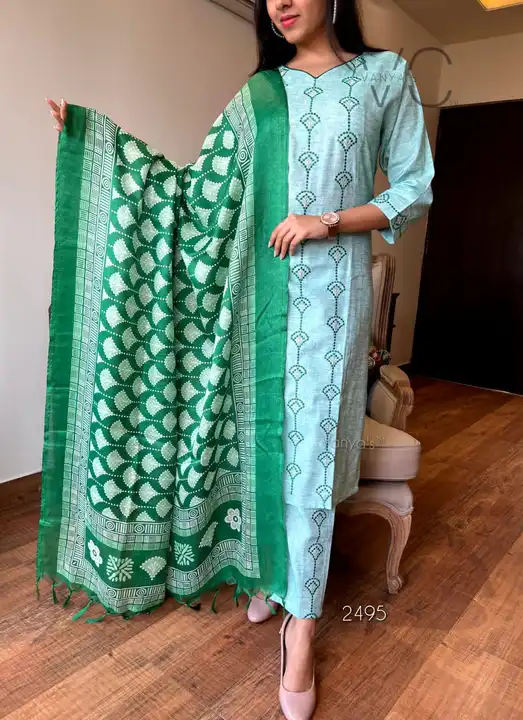 Kurti with pant and dupatta  uploaded by FASHION MART on 2/26/2023