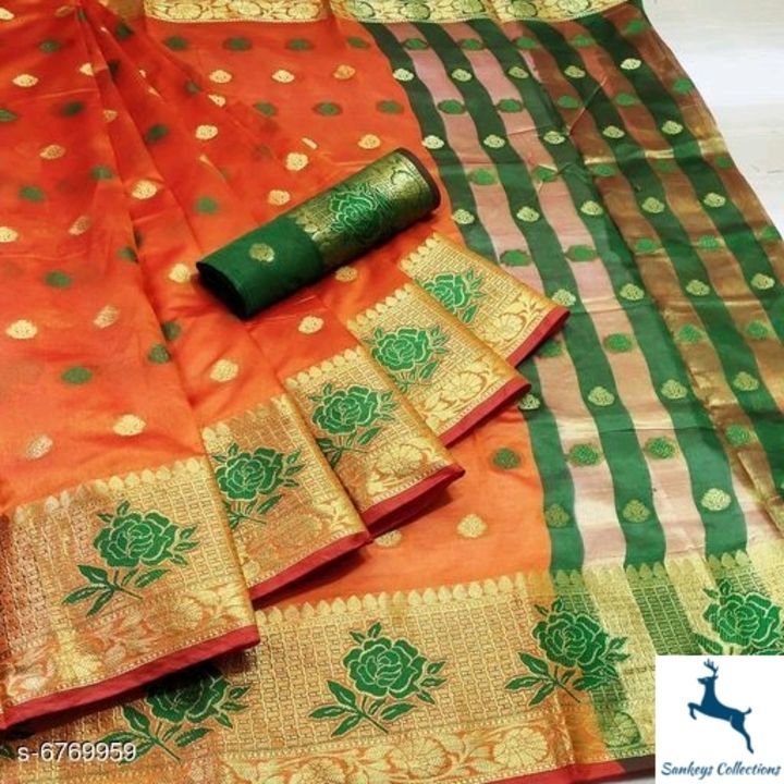 Catalog Name:*New Trendy Women's Sarees*
Saree Fabric: Cotton Silk uploaded by business on 2/23/2021