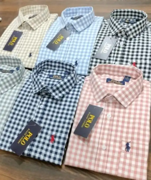 Oxford check shirt uploaded by business on 2/26/2023
