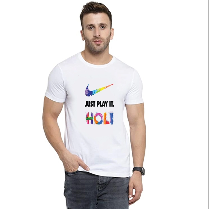 Holi Printed Tshirt. MOQ - 5 uploaded by Senmorta Fashion on 2/26/2023