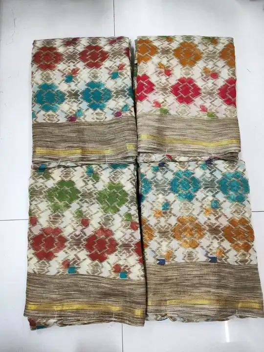 Pure ikkat sarees uploaded by N K SAREES  on 2/26/2023