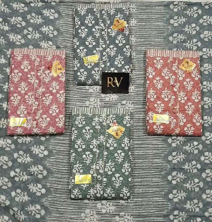 Women's cotton printed salwar suits at wholesale prices  uploaded by Rv Products on 2/26/2023