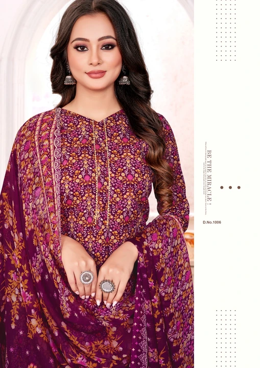 Cotton printed suits with dupatta cotton at  wholesale prices  uploaded by Rv Products on 2/26/2023