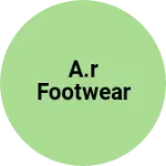 Business logo of A.R footwear