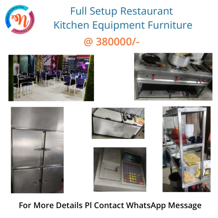 Full Setup Restaurant Kitchen Equipment Furniture  uploaded by Narayan Enterprises on 2/27/2023