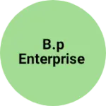 Business logo of B.P enterprise