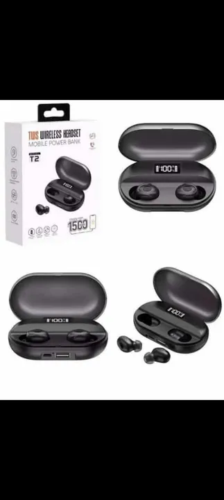 TWS T2 Wireless Bluetooth Earbuds uploaded by Kripsons Ecommerce 9795218939 on 2/27/2023