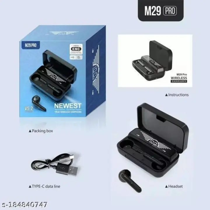 M28 Pro Bluetooth Earbuds uploaded by Kripsons Ecommerce 9795218939 on 2/27/2023