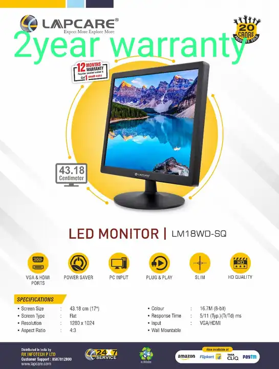Lapcare 18inch wide LED  uploaded by business on 2/27/2023
