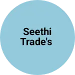 Business logo of Seethi trade's