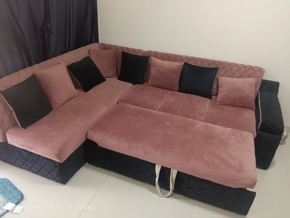L shape sofa combed with storage  uploaded by MODERN FURNISHINGS on 5/19/2024