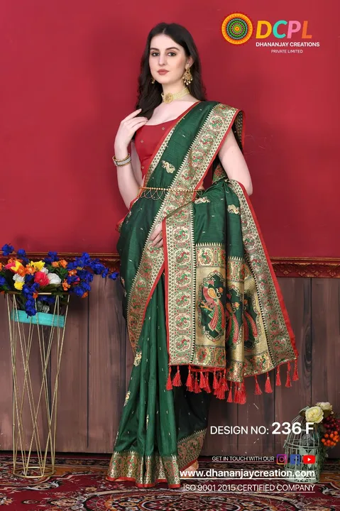 Banarasi soft silk saree  uploaded by DHANANJAY CREATIONS on 2/27/2023
