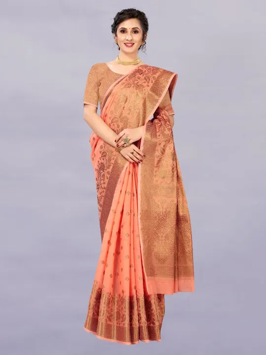 Catton Silk Saree uploaded by DHANANJAY CREATIONS on 2/27/2023