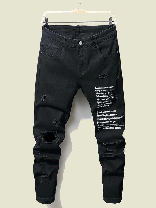 BLACK Funky Jeans  uploaded by Kpadiya shop on 5/28/2024