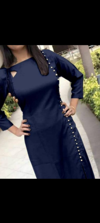 Reyon Side Button Kurti uploaded by business on 2/27/2023