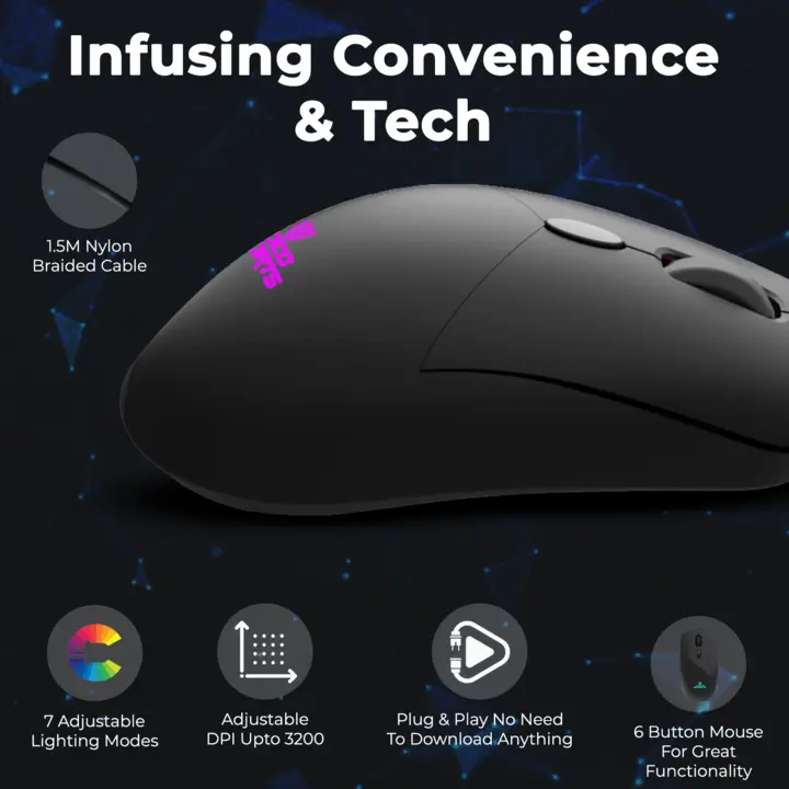 Neon Gaming Keyboard Mouse Wired Combo uploaded by Coconut - IT Accessory Brand on 2/27/2023