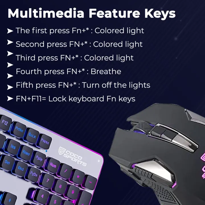 Glassy Gaming Keyboard Mouse Wired Combo uploaded by Coconut - IT Accessory Brand on 2/27/2023