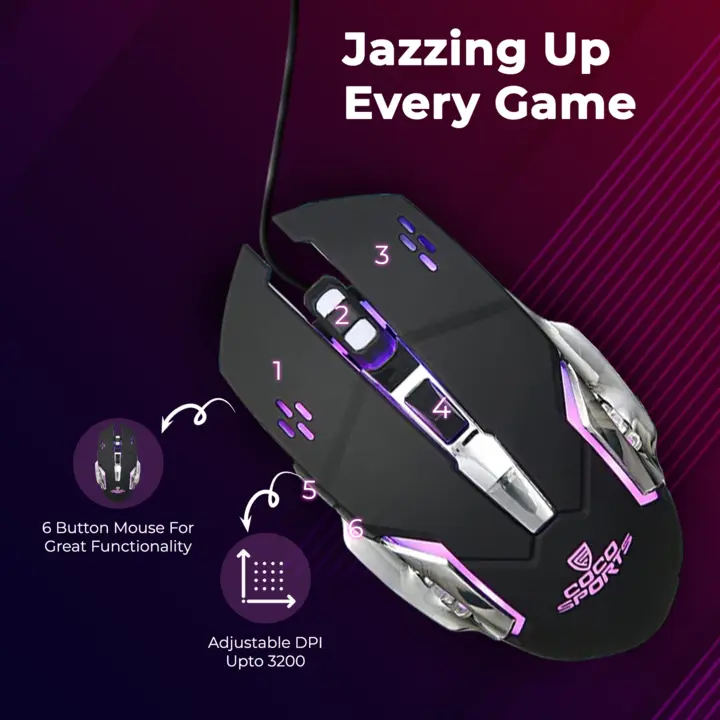 Magma Gaming Keyboard Mouse Wired Combo uploaded by Coconut - IT Accessory Brand on 2/27/2023