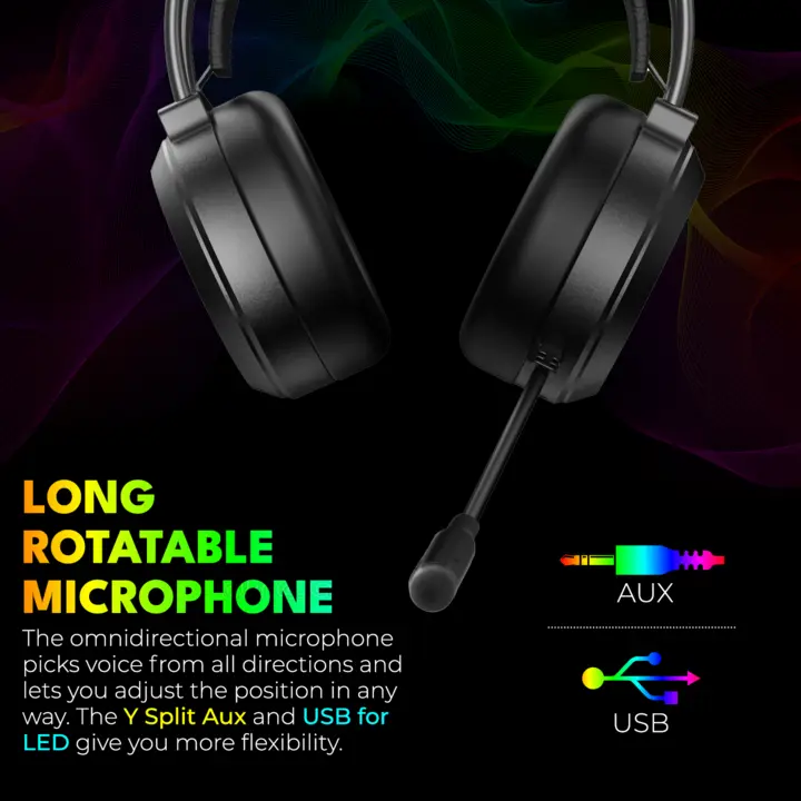 GH2 Fusion RGB Gaming Headset with Mic , 50mm Drivers , 2.2m Cable uploaded by Coconut - IT Accessory Brand on 2/27/2023