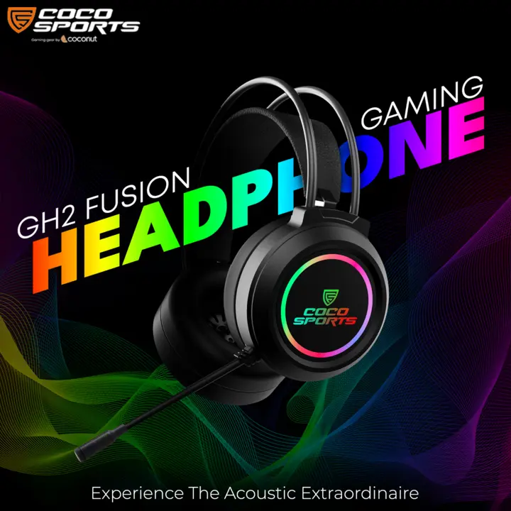 GH2 Fusion RGB Gaming Headset with Mic , 50mm Drivers , 2.2m Cable uploaded by business on 2/27/2023
