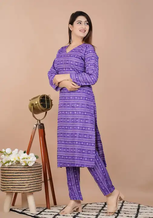 Women kurti set  uploaded by Julu art  on 2/27/2023