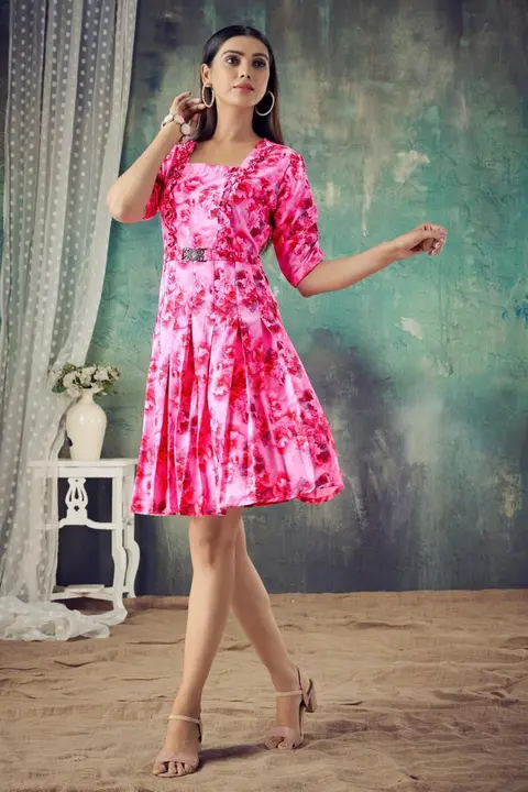 One pcs dreses vt uploaded by pink Rose fashion Store  on 6/1/2024