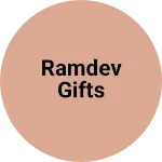 Business logo of Ramdev gifts