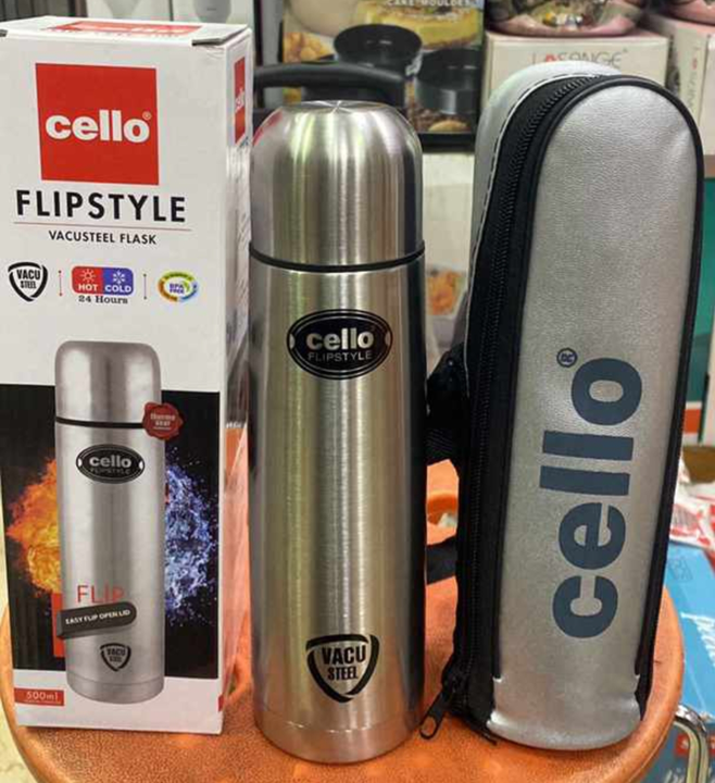 Cello Lifestyle Stainless Steel Double Walled Flask, Hot and Cold, 500ml (Silver)

 uploaded by Vardhaman Sales Corporation on 2/27/2023