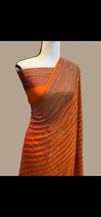 Semi Georgette silk saree  uploaded by business on 2/27/2023